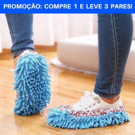 SoftClean© - Meias de Microfibra para Limpeza (Compre 1 e Leve 3 Pares) - Mop Fácil