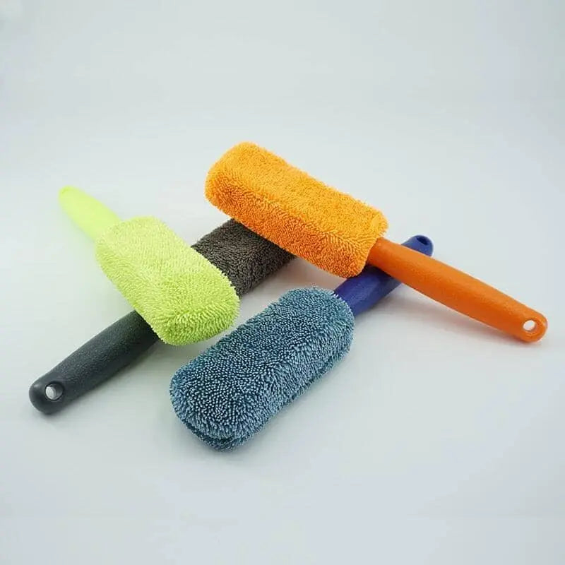 Escova de Microfibras para Lavagem de Rodas 0 Mop Fácil 