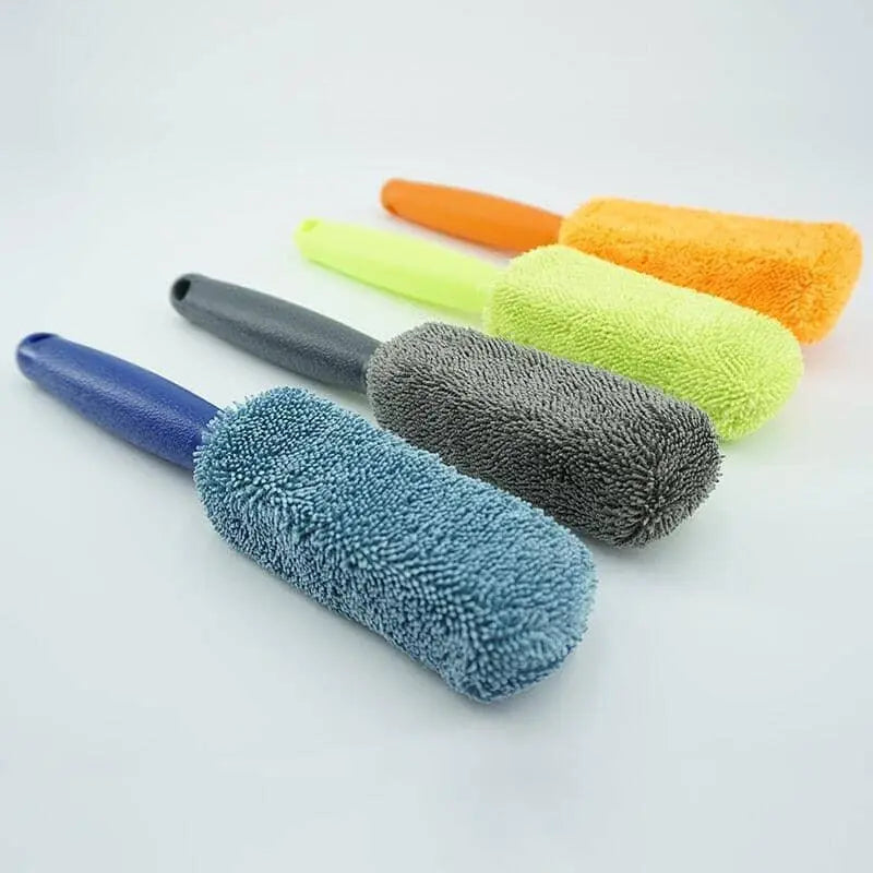 Escova de Microfibras para Lavagem de Rodas 0 Mop Fácil 