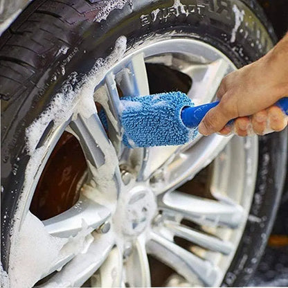 Escova de Microfibras para Lavagem de Rodas 0 Mop Fácil 