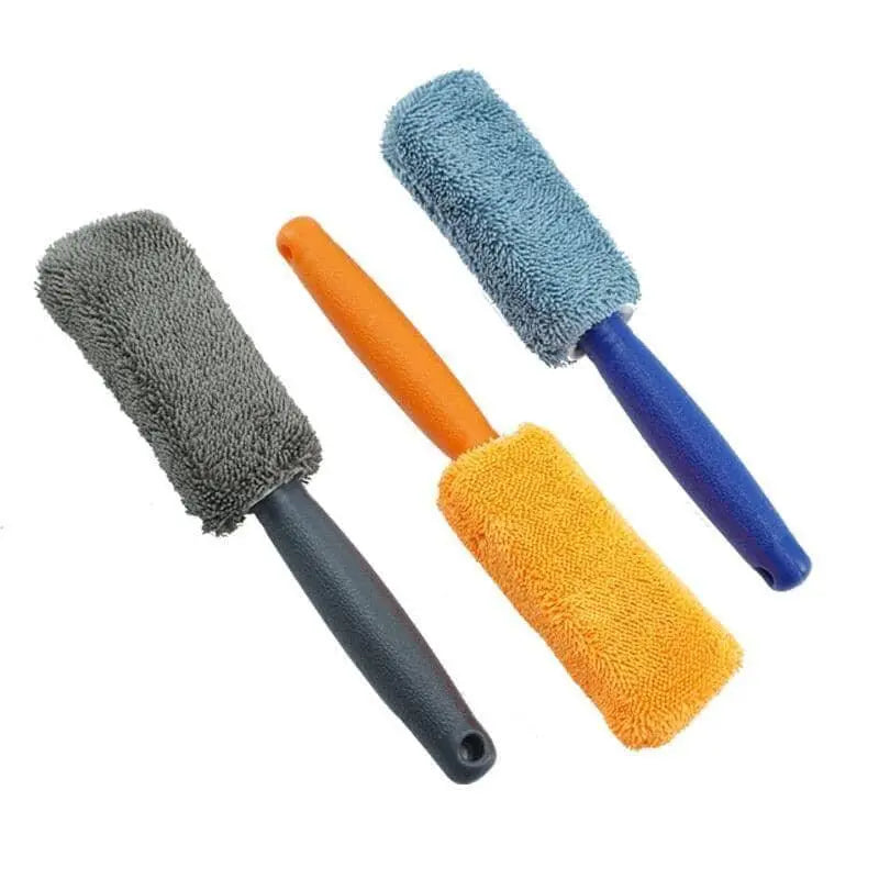 Escova de Microfibras para Lavagem de Rodas 0 Mop Fácil 