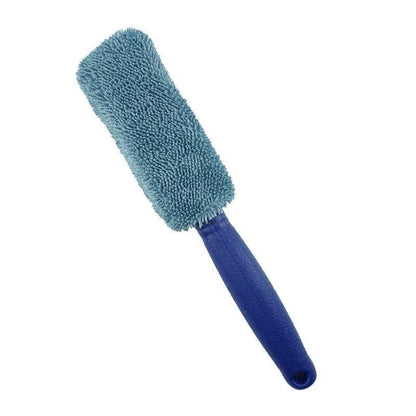 Escova de Microfibras para Lavagem de Rodas 0 Mop Fácil azul 