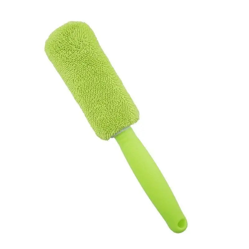 Escova de Microfibras para Lavagem de Rodas 0 Mop Fácil verde 