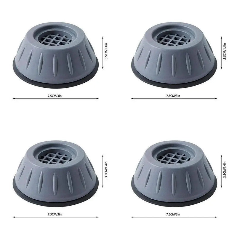 Kit de Pés Anti Vibração 0 Mop Fácil 4pcs 7.5cm 