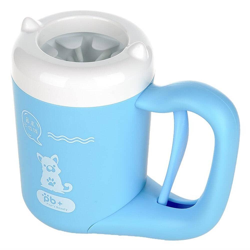 Limpa Patas Pet c/ Gatilho 0 Mop Fácil Azul P 