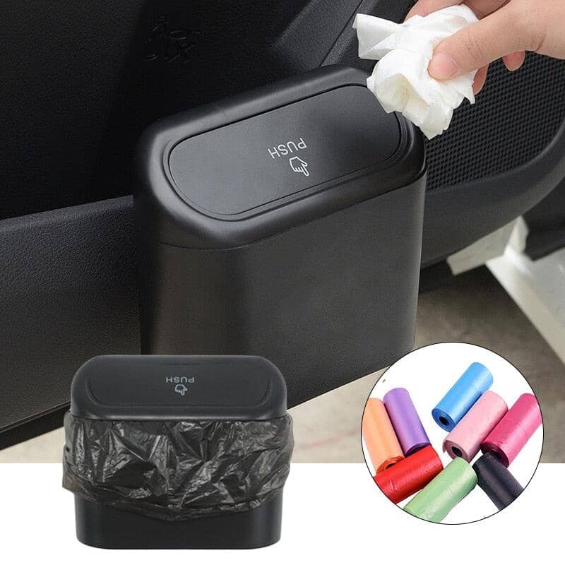 Lixeira Portátil para Carro 0 Mop Fácil 