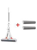 MaxMop©: Limpeza Fácil e Rápida! (Com Balde Incluso) Mop Fácil Mop + 2 Panos Absorventes 