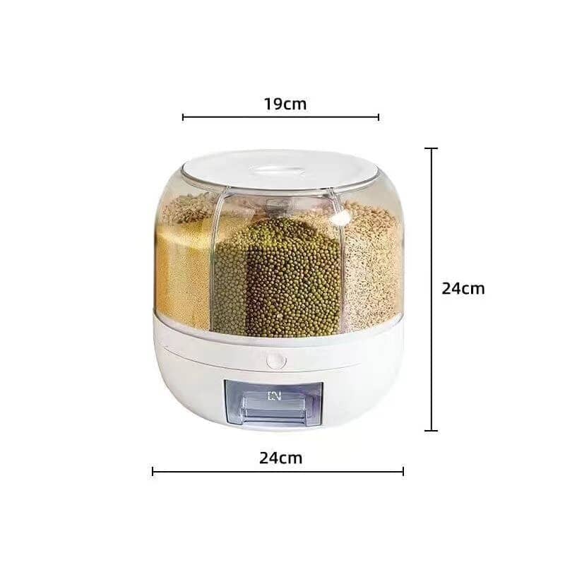 Organizador de alimentos rotativo 360 0 Mop Fácil 