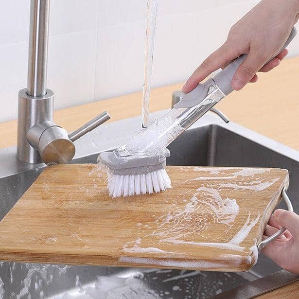 ProClean© - Escova 2 em 1 com Dispenser Para Sabão Mop Fácil 