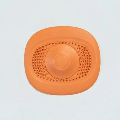 Ralo Silicone Coletor de Cabelos 0 Mop Fácil laranja 