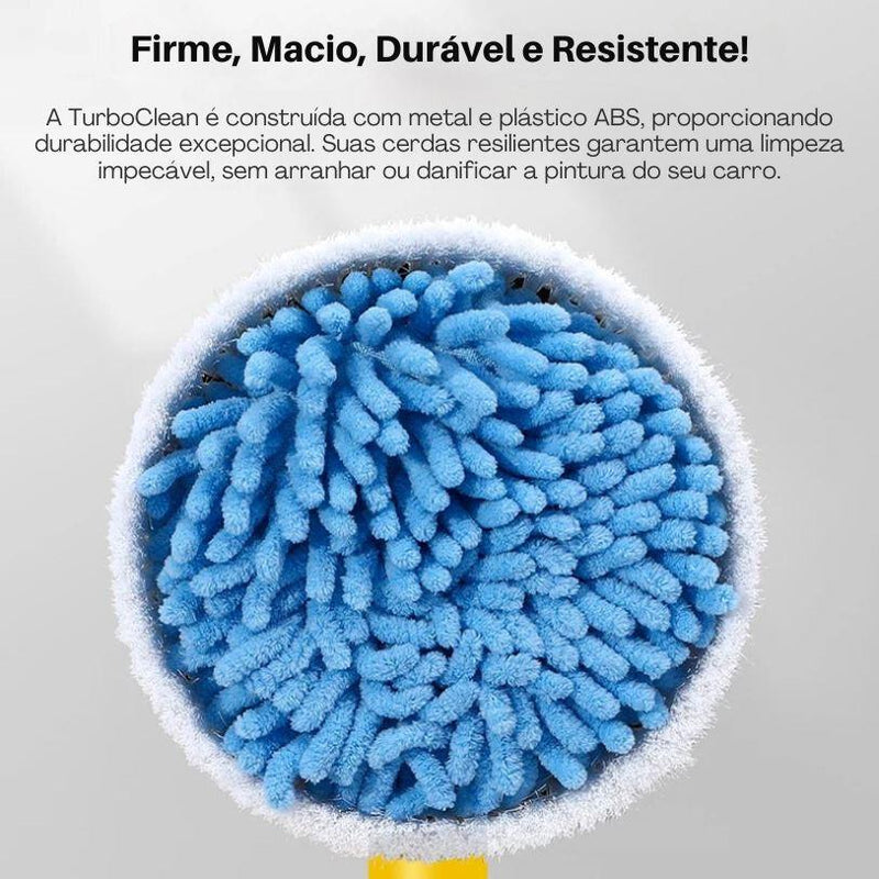 TurboClean© - Escova Giratória para Lavagem de Veículos (+Brinde Grátis) - Mop Fácil