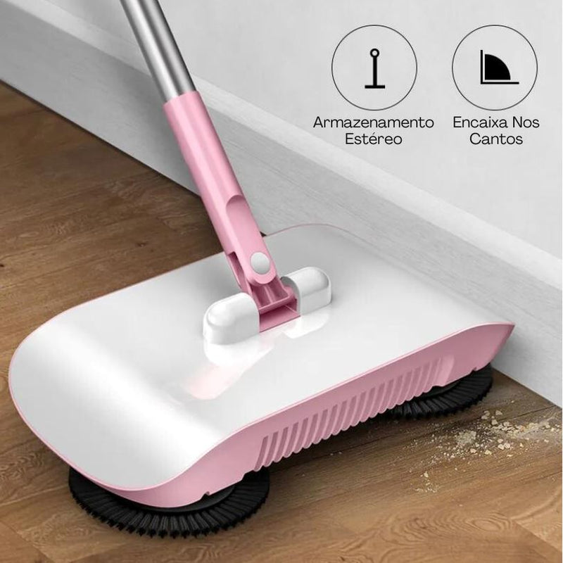 Vassoura Inteligente MagicClean© - Limpeza Rápida e Sem Esforço Mop Fácil 