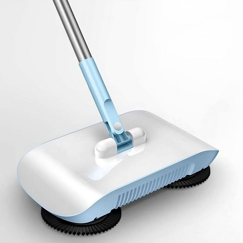 Vassoura Inteligente MagicClean© - Limpeza Rápida e Sem Esforço Mop Fácil Azul 